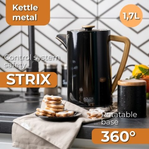Adler Czajnik metalowy 1,7 L STRIX