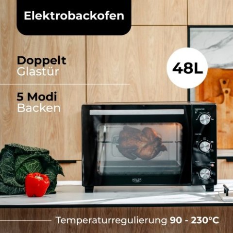 Adler Piekarnik elektryczny 48L