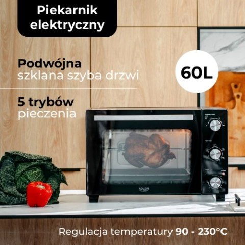 Adler Piekarnik elektryczny 60L
