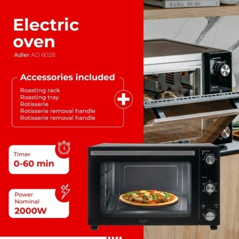 Adler Piekarnik elektryczny 60L