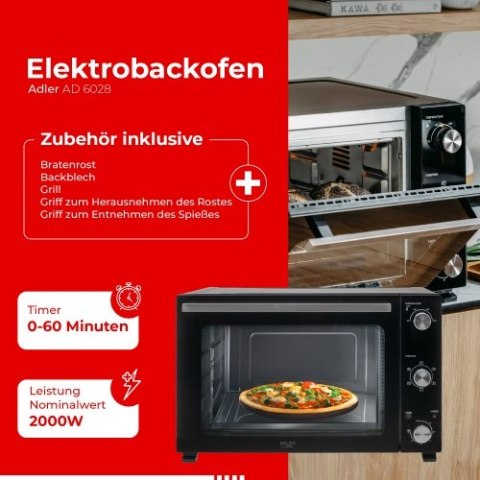 Adler Piekarnik elektryczny 60L