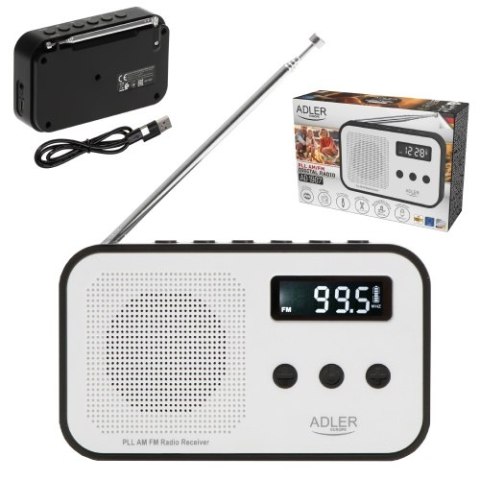 Adler Radio cyfrowe PLL AM / FM