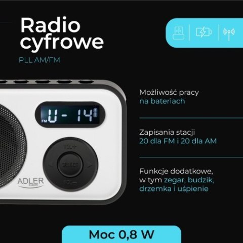 Adler Radio cyfrowe - PLL AM/FM