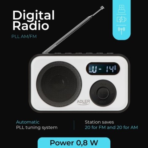 Adler Radio cyfrowe - PLL AM/FM