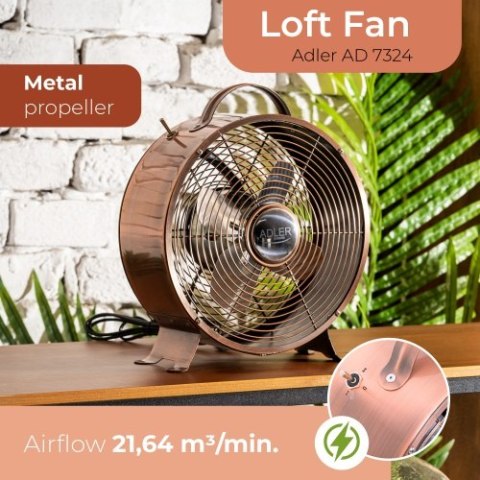 Adler Wentylator 17,5cm / 6,6" Loft