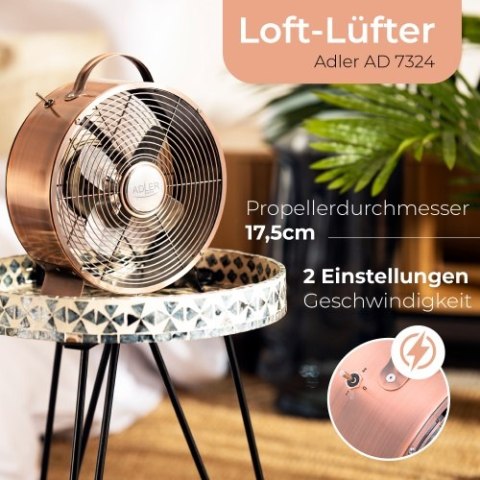 Adler Wentylator 17,5cm / 6,6" Loft