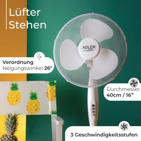Adler Wentylator stojący 40cm