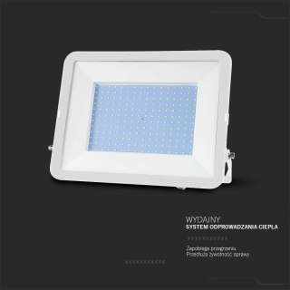 Projektor LED V-TAC 300W SAMSUNG CHIP PRO-S Biały VT-44300 6500K 26390lm 5 Lat Gwarancji
