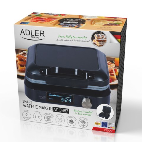 Adler Gofrownica z wyświetlaczem LED