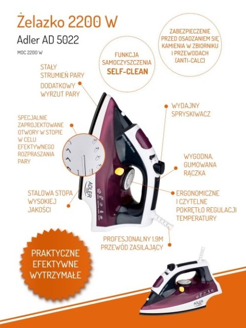 Adler Żelazko 3000 W
