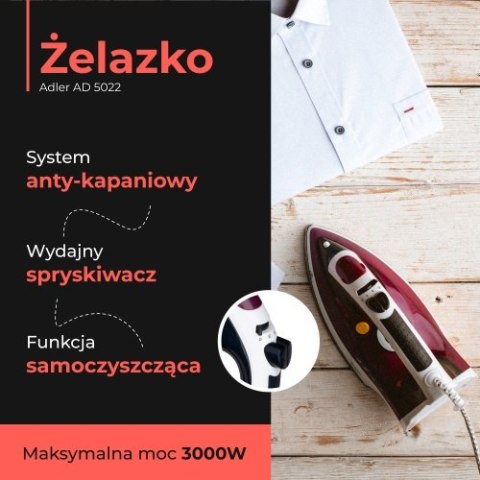 Adler Żelazko 3000 W