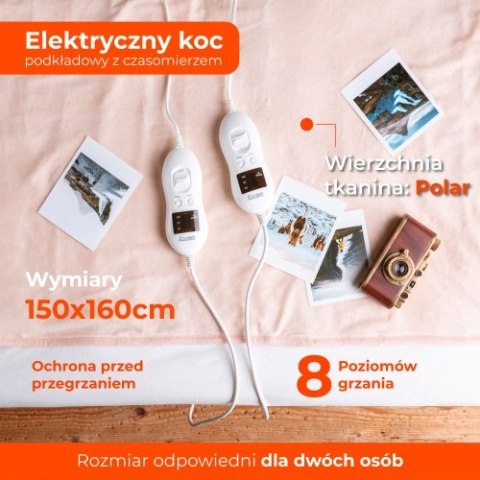 Camry Elektryczny koc podkładowy z czasomierzem (2)