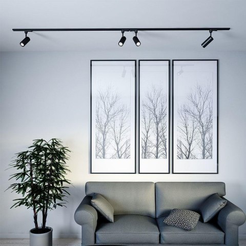 Oprawa Szynosystem 3F V-TAC 35W 34st SAMSUNG CHIP CRI90+ Czarna VT-11035 4000K 3000lm 5 Lat Gwarancji
