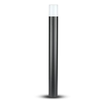 Słupek Ogrodowy V-TAC GU10 Okrągły Aluminium Czarny 80x80x800mm IP54 VT-7618 3 Lata Gwarancji