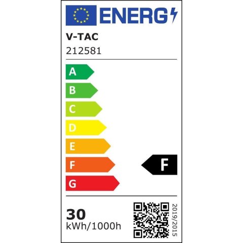 Taśma LED V-TAC Podwójna 1800LED 24V IP20 30W/m CRI90+ VT-2216 360-IP20 4000K 2400lm