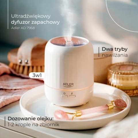 Adler Ultradźwiękowy dyfuzor zapachowy USB 3w1