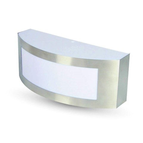 Kinkiet Ogrodowy V-TAC E27 Stal Nierdzewna i PC IP44 VT-7670
