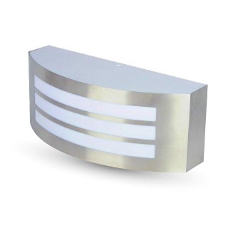Kinkiet Ogrodowy V-TAC E27 Stal Nierdzewna i PC IP44 VT-7680
