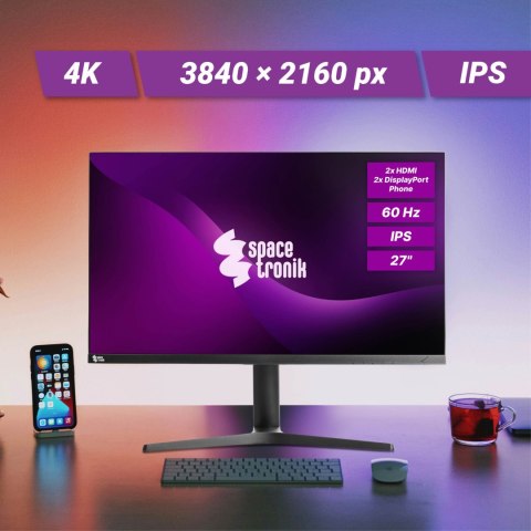 Monitor 27 cali 4K IPS Spacetronik SPA-M2701 Monitor 27 cali 4K IPS Spacetronik SPA-M2701
