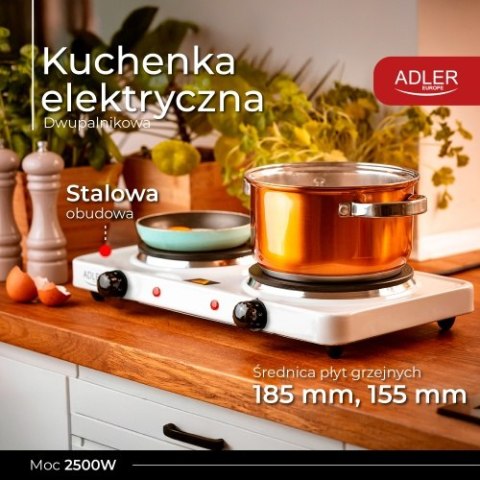 Adler Kuchenka elekt. dwupalnikowa