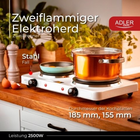 Adler Kuchenka elekt. dwupalnikowa