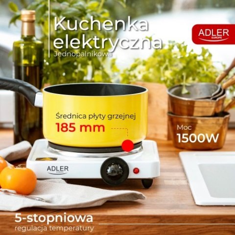 Adler Kuchenka elekt. jednopalnikowa