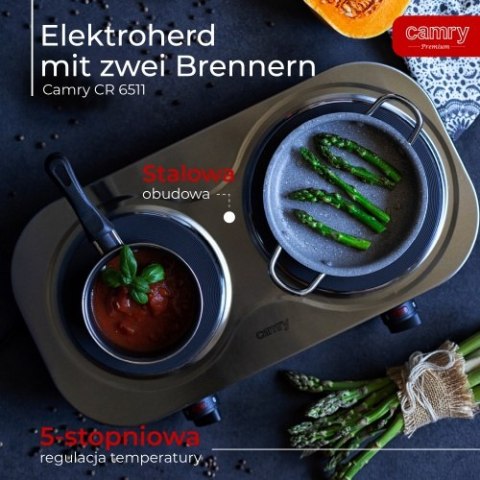 Camry Kuchenka elekt. dwupalnikowa