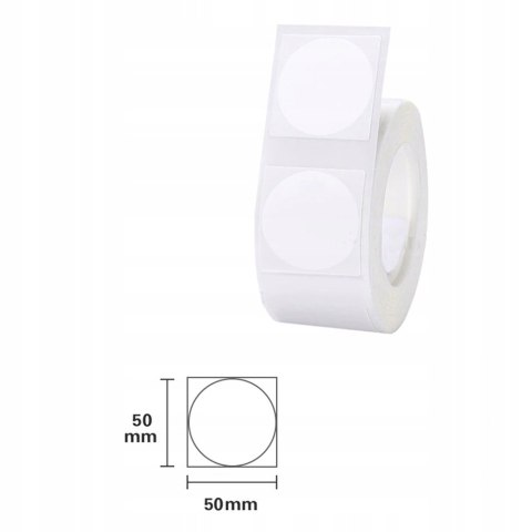 Etykiety seria B Niimbot 50x20 mm 320 szt. biały