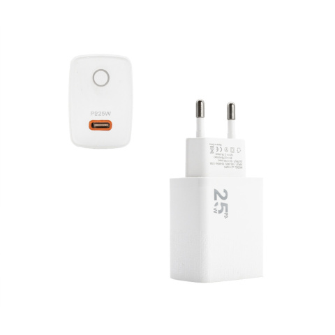 Ładowarka sieciowa TYP-C PD 25W Biała Ecobox Ładowarka sieciowa TYP-C PD 25W Biała Ecobox