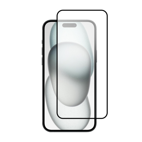 Szkło premium hartowane profilowane 6D do Iphone 15 Pro ramka Teltech Szkło premium hartowane profilowane 6D do Iphone 15 Pro ramka Teltech