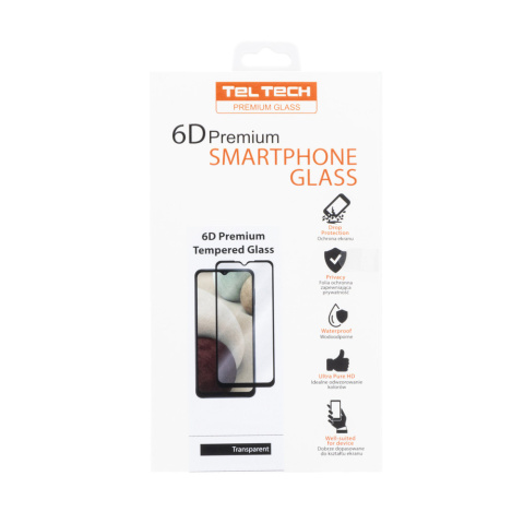 Szkło premium hartowane profilowane 6D do Iphone 15 Pro ramka Teltech Szkło premium hartowane profilowane 6D do Iphone 15 Pro ramka Teltech