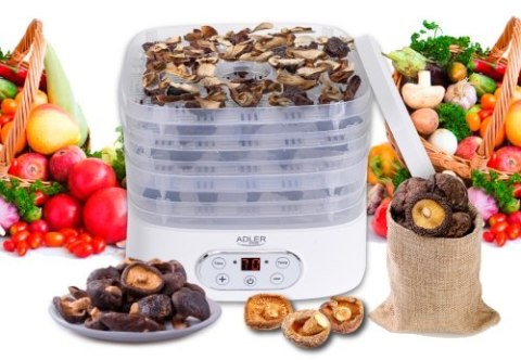 Adler Suszarka do grzybów, ziół i żywności - dehydrator Adler Suszarka do grzybów, ziół i żywności - dehydrator