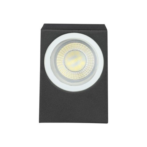 Kinkiet Ścienny V-TAC GU10 Aluminium Kwadrat Czarny W Dół IP44 VT-7651 Kinkiet Ścienny V-TAC GU10 Aluminium Kwadrat Czarny W Dół IP44 VT-7651