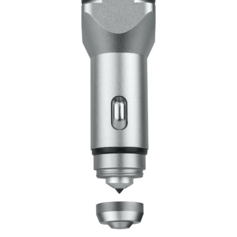 Ładowarka samochodowa USB z latarką aku DPM