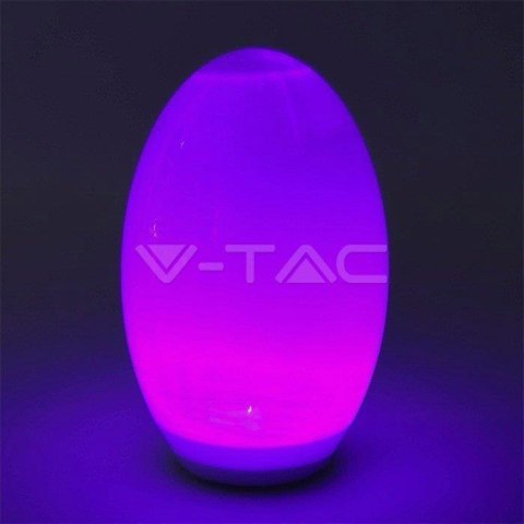 Oprawa Ogrodowa Solarna V-TAC LED JAJKO VT-7815 3000K+RGB 5lm Oprawa Ogrodowa Solarna V-TAC LED JAJKO VT-7815 3000K+RGB 5lm