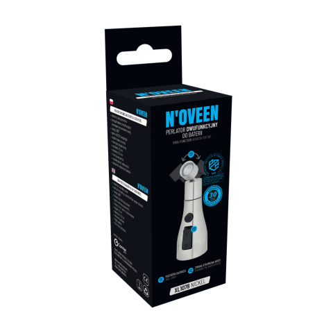 Perlator baterii z przegubem nikiel XL1078N Noveen