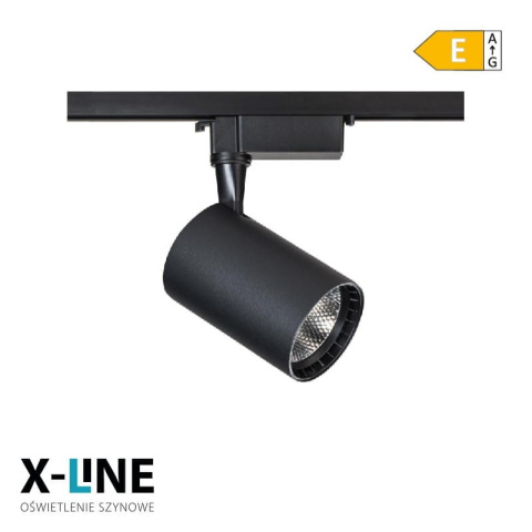 Reflektor szynowy 5W 497lm 4100 K czarny X-LINE