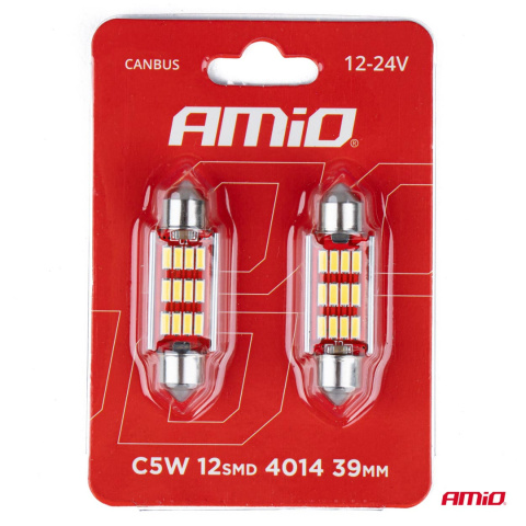 Żarówki LED CANBUS 4014 12SMD Festoon C5W C10W C3W Żarówki LED CANBUS 4014 12SMD Festoon C5W C10W C3W