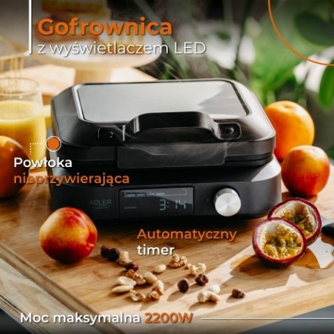 Adler Gofrownica z wyświetlaczem LED