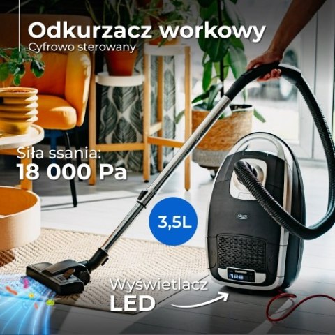 Adler Odkurzacz workowy cyfrowo sterowany- 3,5 L Adler Odkurzacz workowy cyfrowo sterowany- 3,5 L