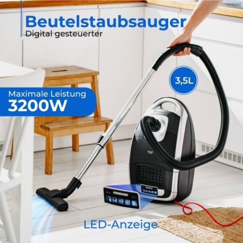 Adler Odkurzacz workowy cyfrowo sterowany- 3,5 L Adler Odkurzacz workowy cyfrowo sterowany- 3,5 L