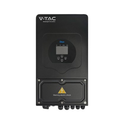Falownik Inwerter V-TAC DEYE 6KW HYBRYDOWY Jednofazowy Czarny SUN-6K-SG03LP1-EU