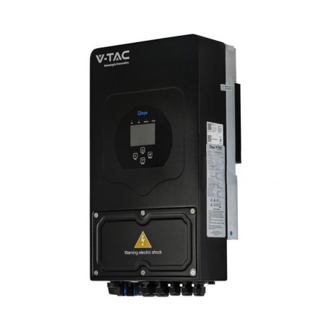 Falownik Inwerter V-TAC DEYE 6KW HYBRYDOWY Jednofazowy Czarny SUN-6K-SG03LP1-EU