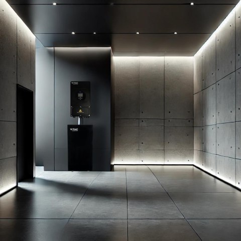 Falownik Inwerter V-TAC DEYE 6KW HYBRYDOWY Jednofazowy Czarny SUN-6K-SG03LP1-EU