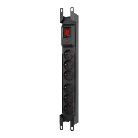 Listwa przeciwprzepięciowa 6 gniazd o długości 5m Czarna ARcon M6 RACK firmy Armac Listwa przeciwprzepięciowa 6 gniazd o długości 5m Czarna ARcon M6 RACK firmy Armac
