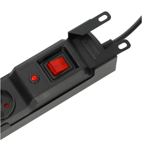 Listwa przeciwprzepięciowa 6 gniazd o długości 5m Czarna ARcon M6 RACK firmy Armac Listwa przeciwprzepięciowa 6 gniazd o długości 5m Czarna ARcon M6 RACK firmy Armac
