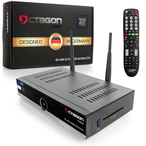 OCTAGON SPIRIT WHITE 4K UHD Android TV Box IPTV OCTAGON SPIRIT WHITE 4K UHD Android TV Box IPTV