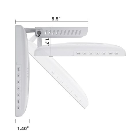 Sylvox 15.6" Smart Google TV podszafke do kuchni Sylvox 15.6" Smart Google TV podszafke do kuchni