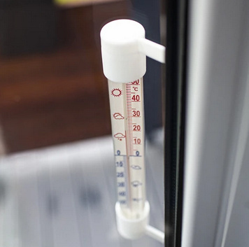 Termometr zewnętrzny biały (-60°C do +50°C) 23cm Termometr zewnętrzny biały (-60°C do +50°C) 23cm