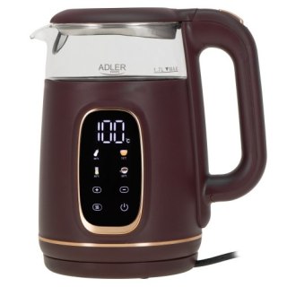 Adler Czajnik elektryczny szklany regulacją temperatury 1,7L | LED | 40-100°C |